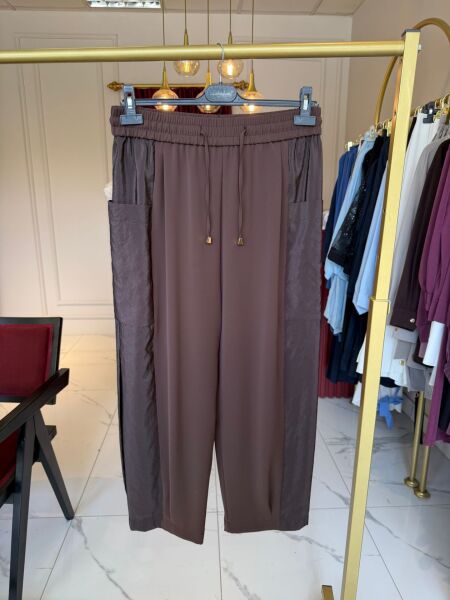 Paraşüt Detaylı Pantolon (kahverengi)