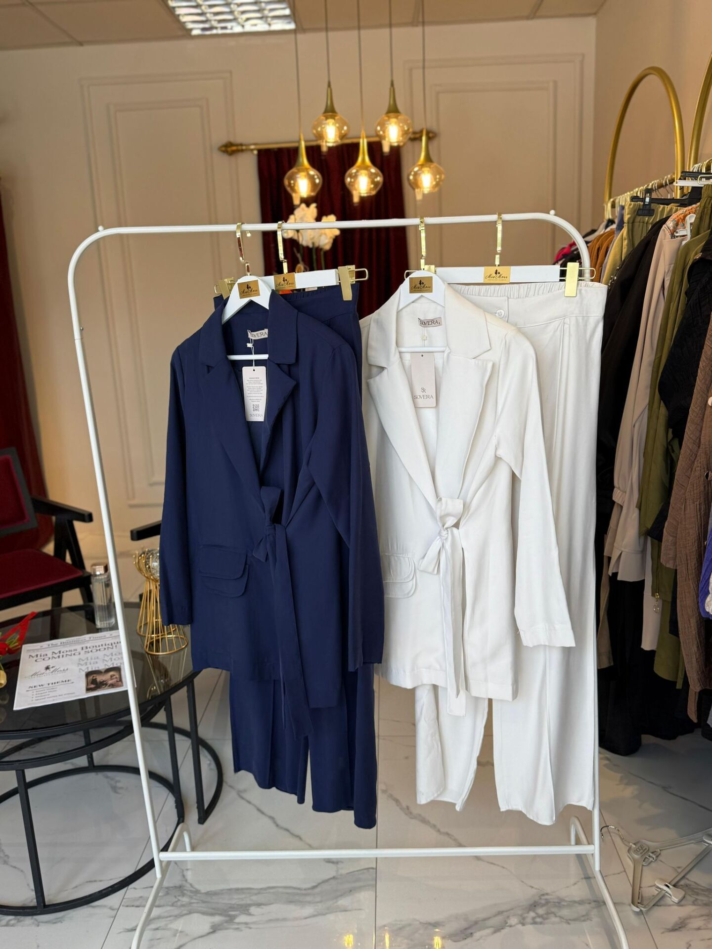 BAĞLAMA DETAYLI CEKETLİ TAKIM