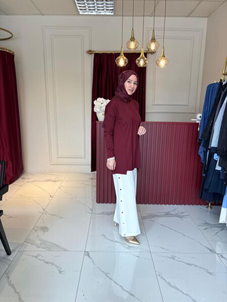 Çıtçıt Detaylı Oysho Pantolon (beyaz)