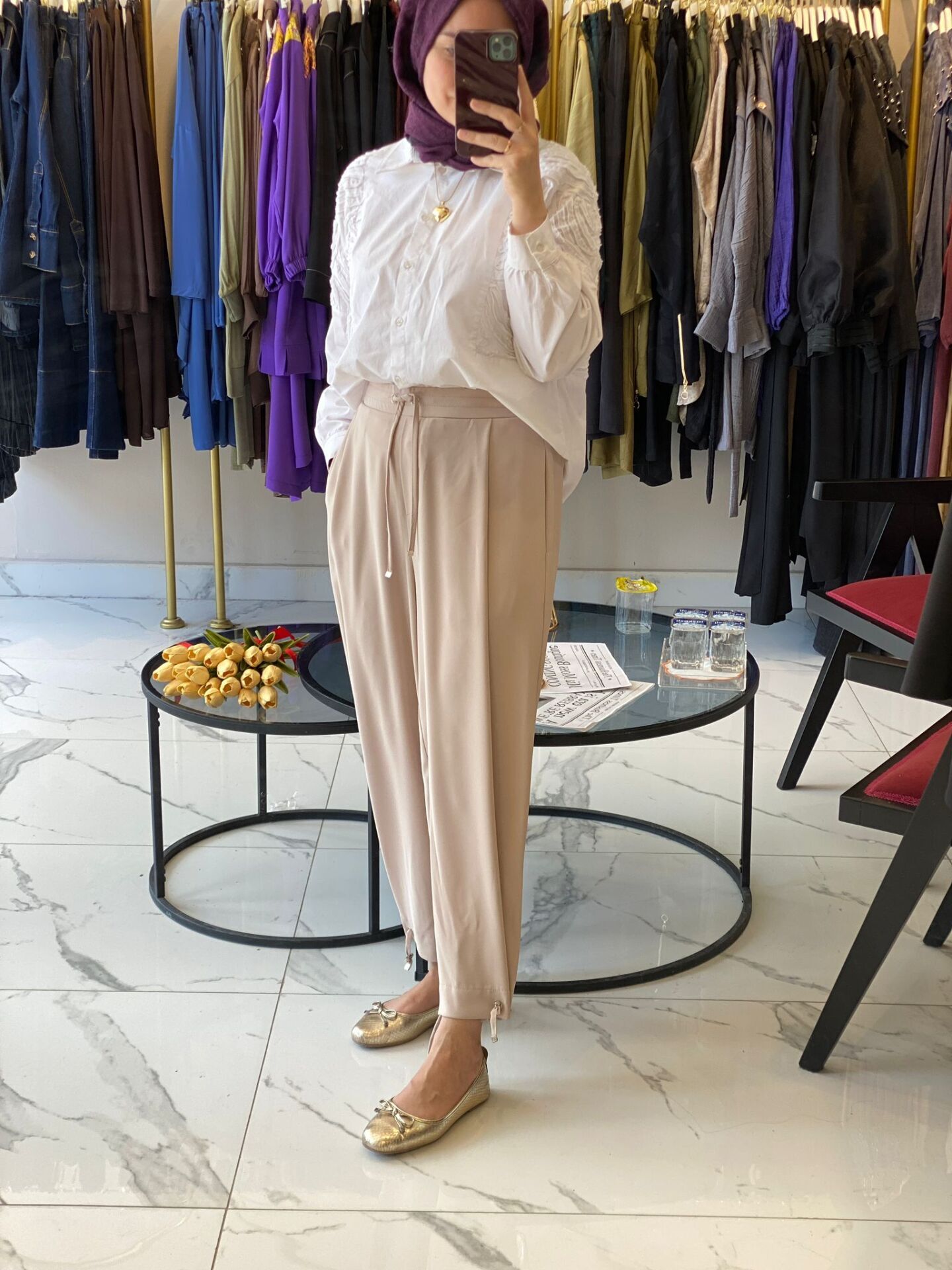 SENTEZ KAPSÜLLÜ PANTOLON