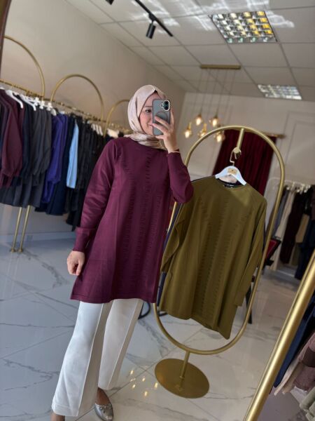 Nuss Triko Tunik YEŞİL  - 2