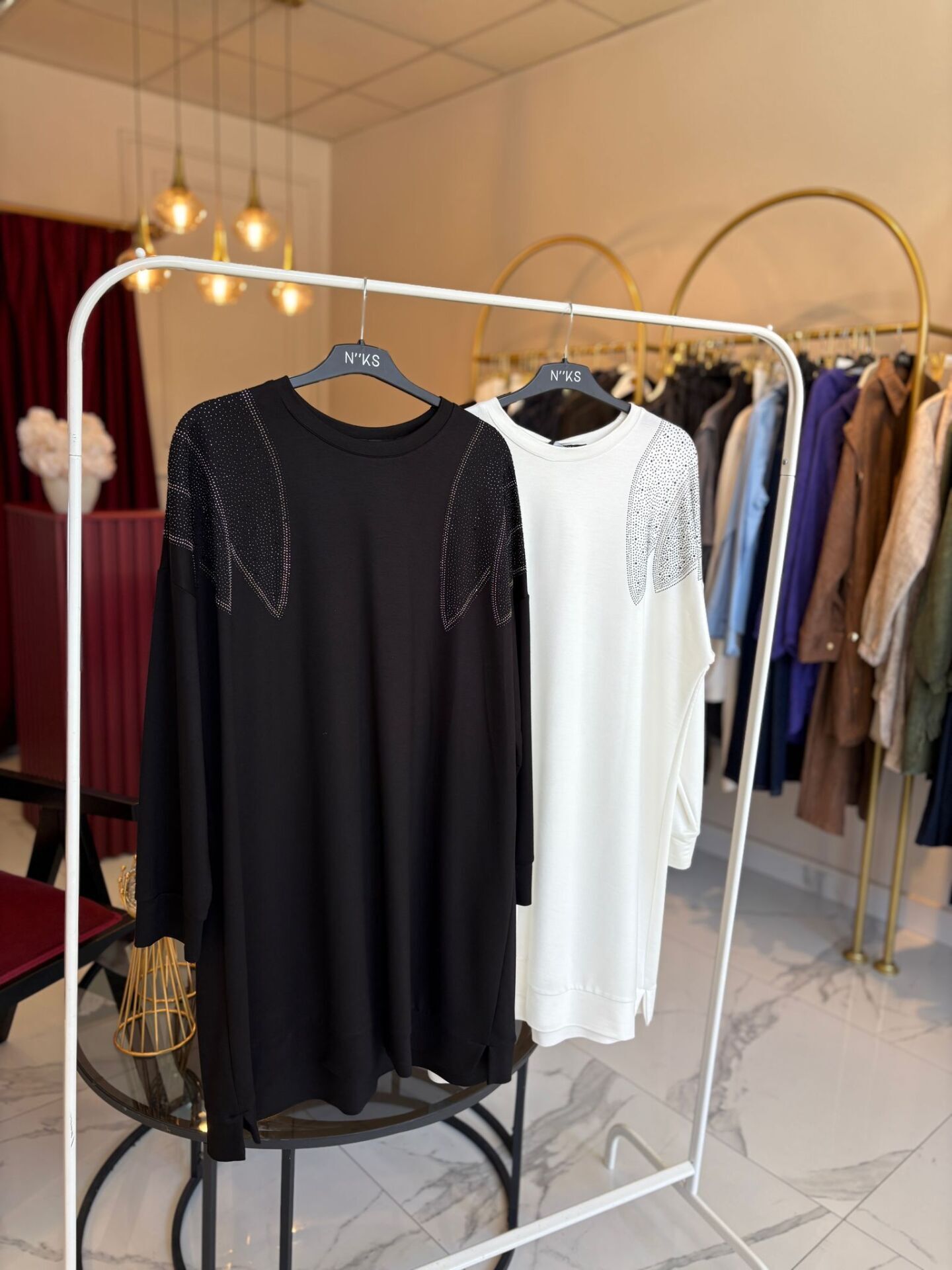 penye tunik Beyaz - 3