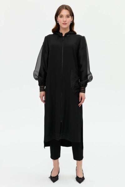 müsemma şifon detaylı kap