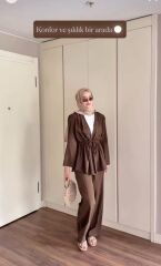 Taşlı kimono takım