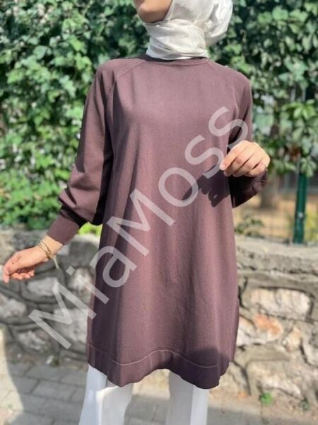 Nuss Triko Tunik bordo - 1