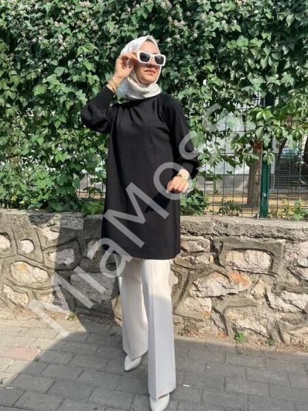 Nuss Triko Tunik bordo - 1