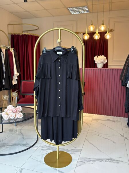 Beys Design Volanlı Takım Siyah - 2