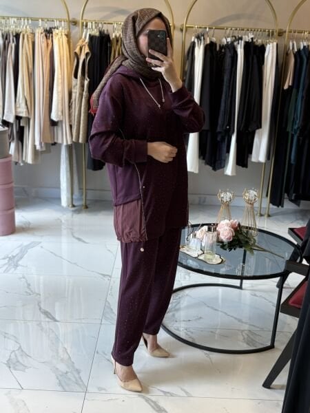 Qmash İkili Spor Takım ( Bordo )