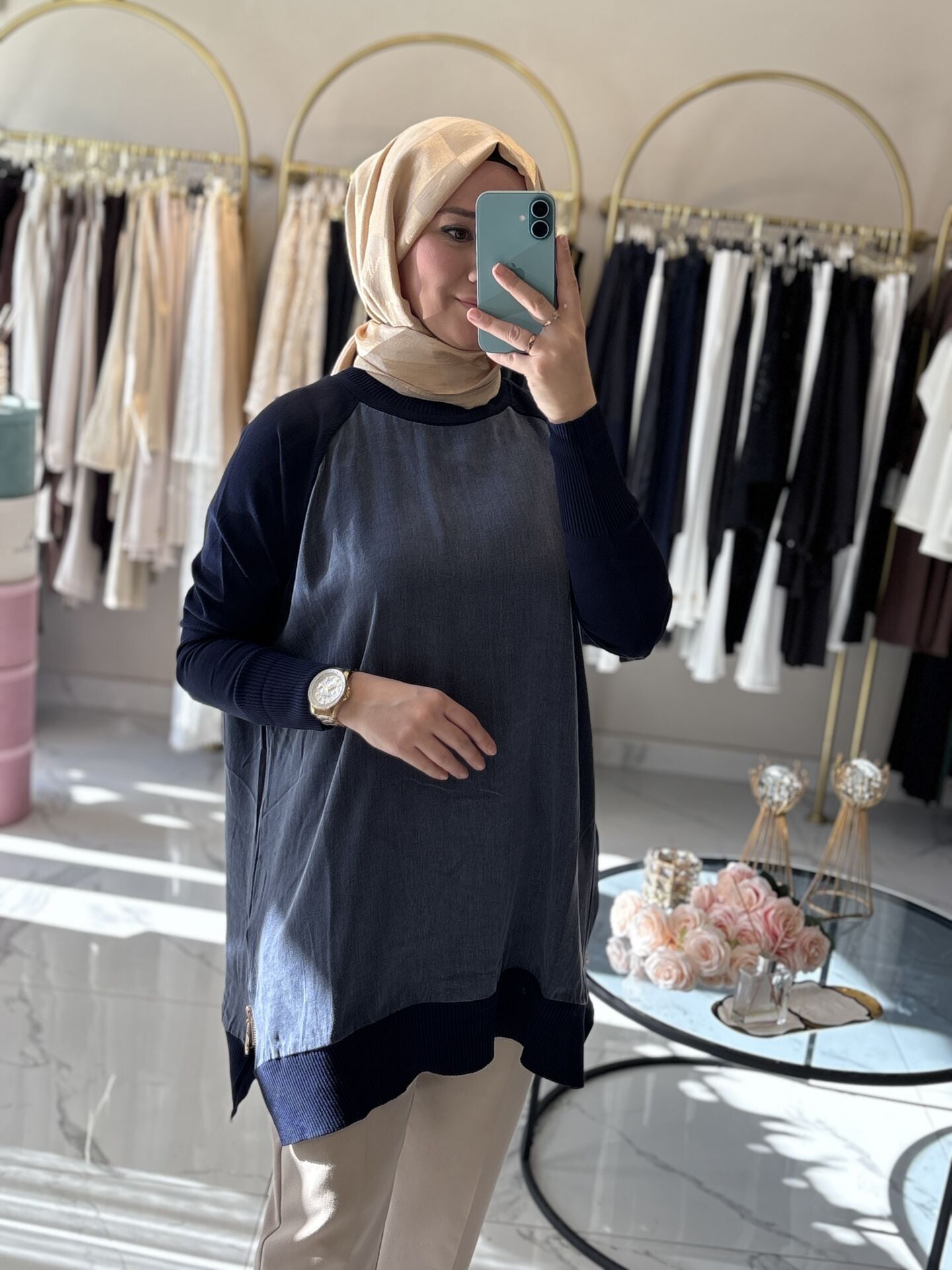 İpek qupra tunik