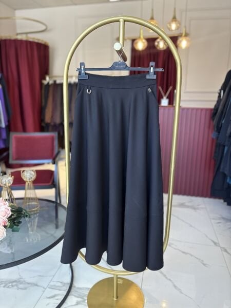 Yusuf Özdemir Kloş Etek siyah