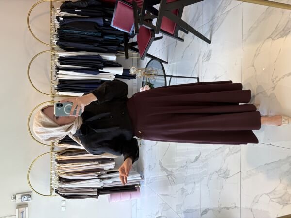 Fular Detaylı Gömlek Siyah