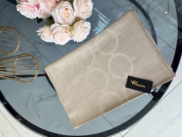 Wennora büyük zincir desen bej